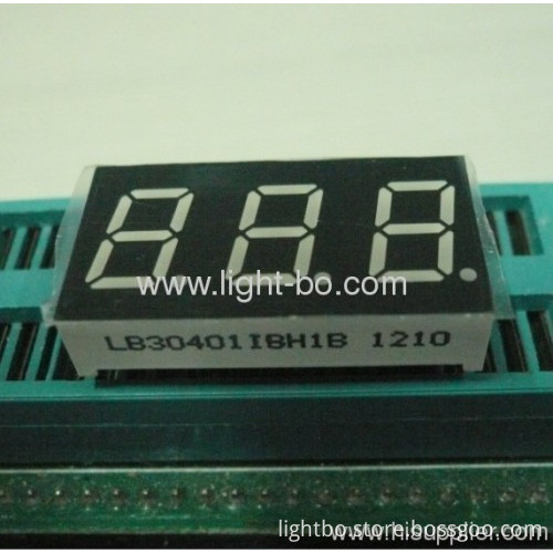 3 Digit 0.4" Common Anode Blue 7 Segment Led Display 